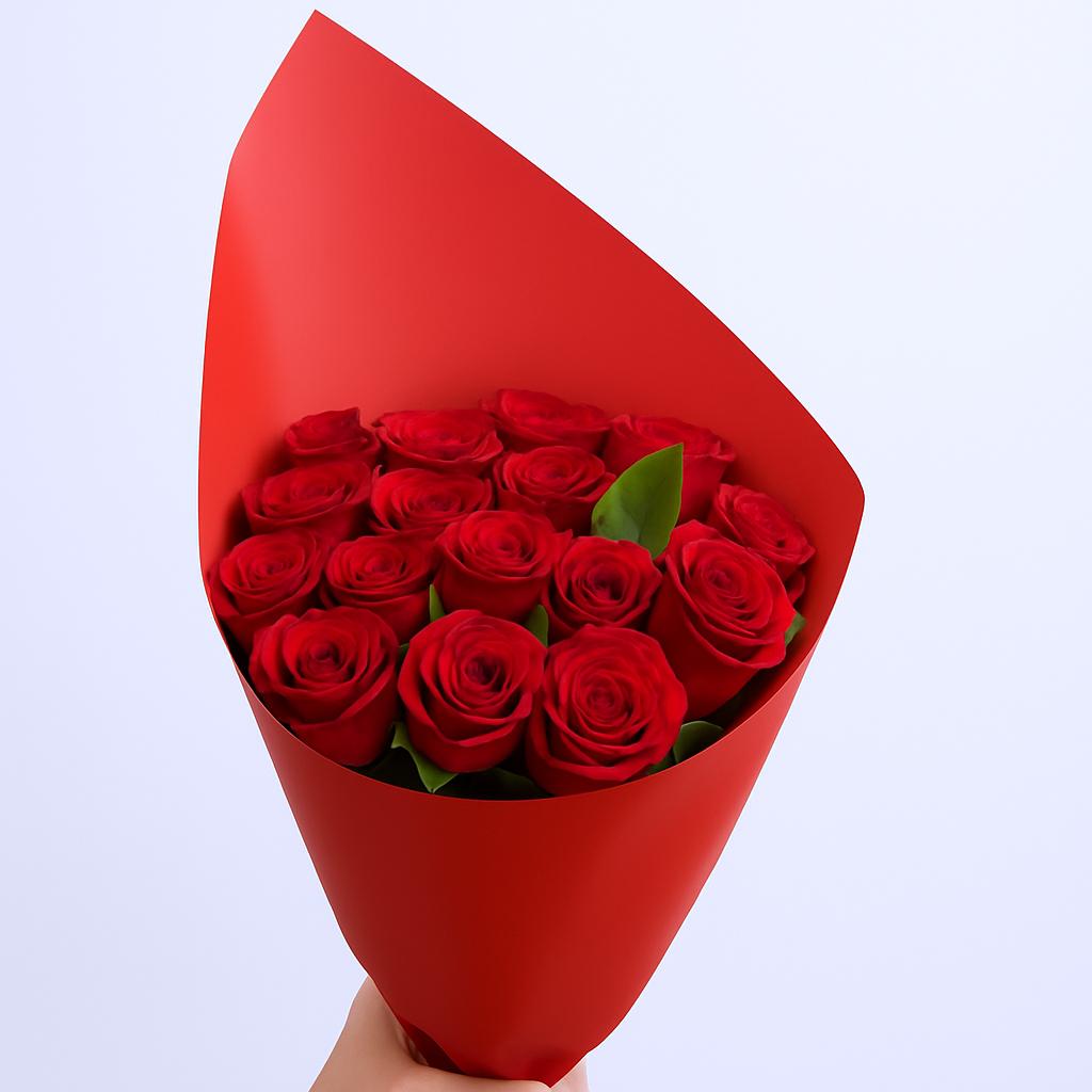 Classic Scarlet Romance Bouquet