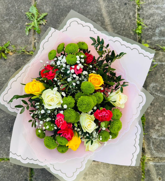 "Vibrant Harmony Bouquet"