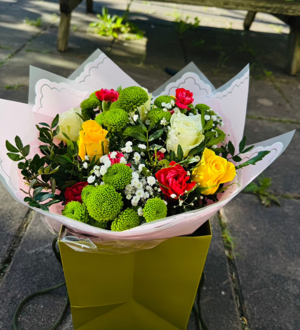 "Vibrant Harmony Bouquet"